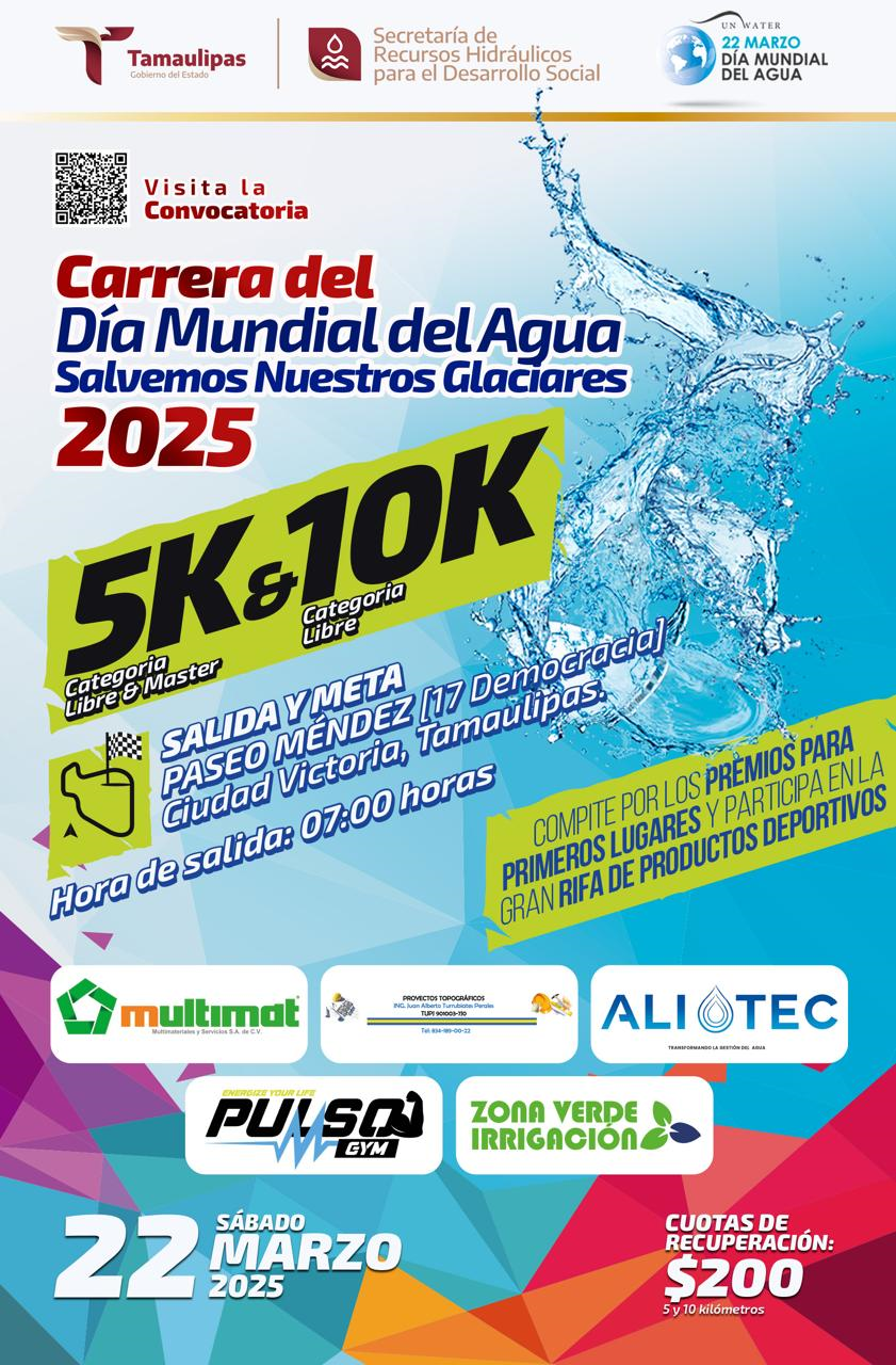 Invita Secretaría de Recursos Hidráulicos a participar en actividades por el Día Mundial del Agua 2025