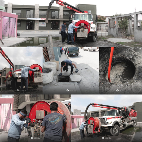 REALIZA JAD LABORES DE LIMPIEZA Y DESAZOLVE EN LA COLONIA INDEPENDENCIA