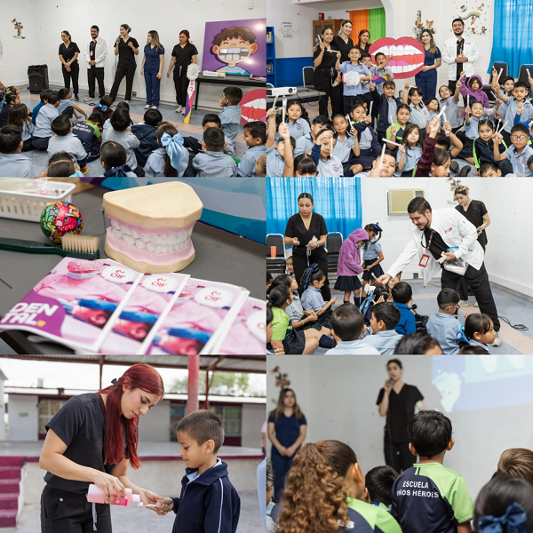 Con la programa “Iluminando Sonrisas” DIF Matamoros promueve en escuelas de nivel básico el cuidado de la salud oral