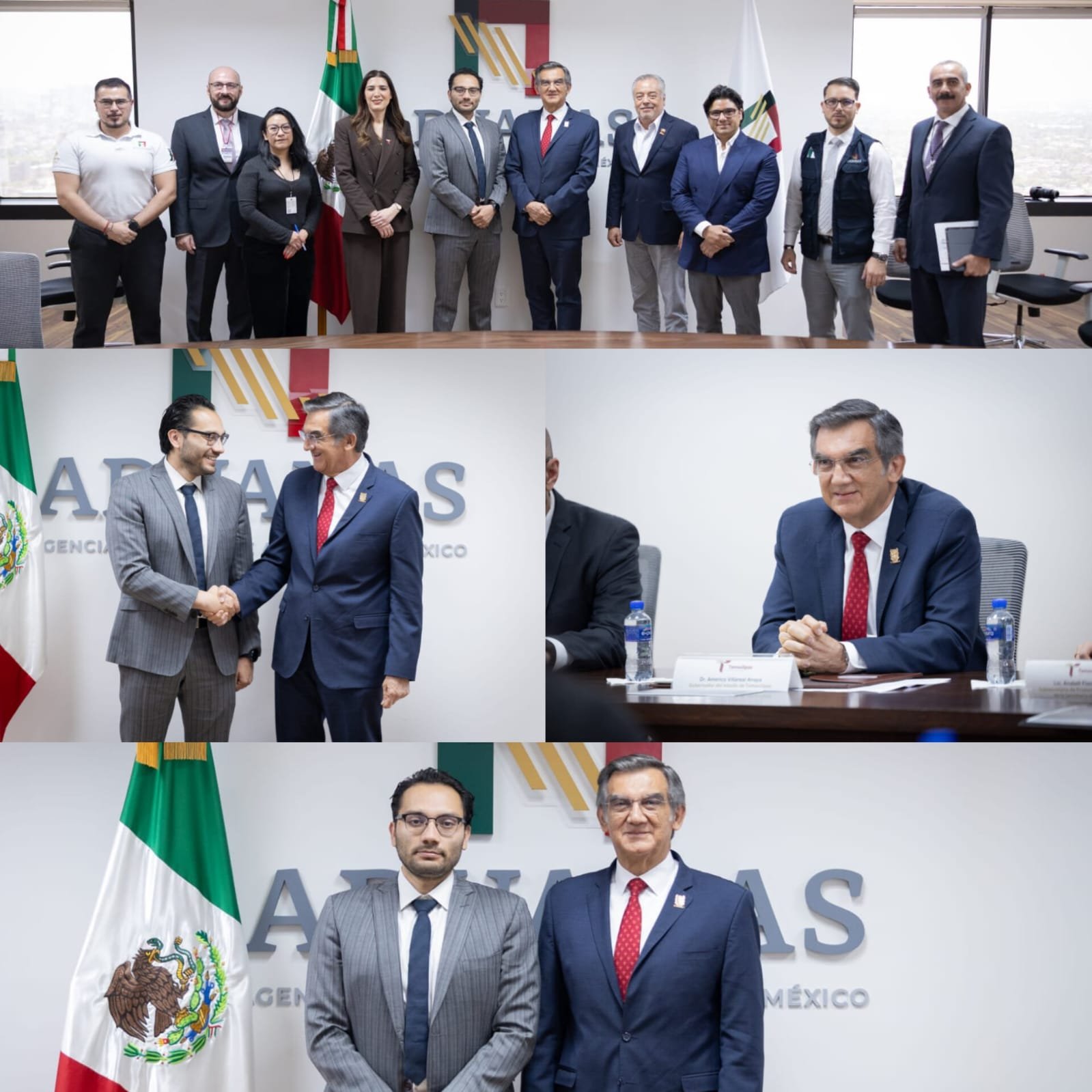 Se reúne Américo con nuevo titular de Aduanas; impulsa proyectos estratégicos en Tamaulipas
