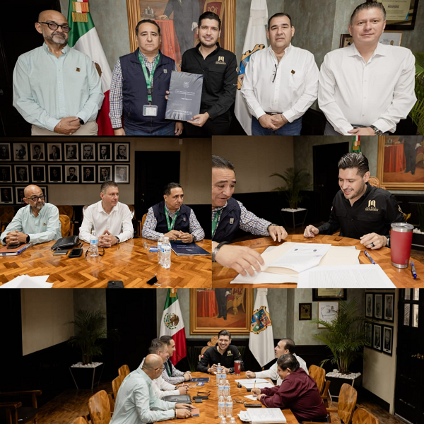 Alcalde Beto Granados firma contrato de donación para construir el primer CECI en Matamoros