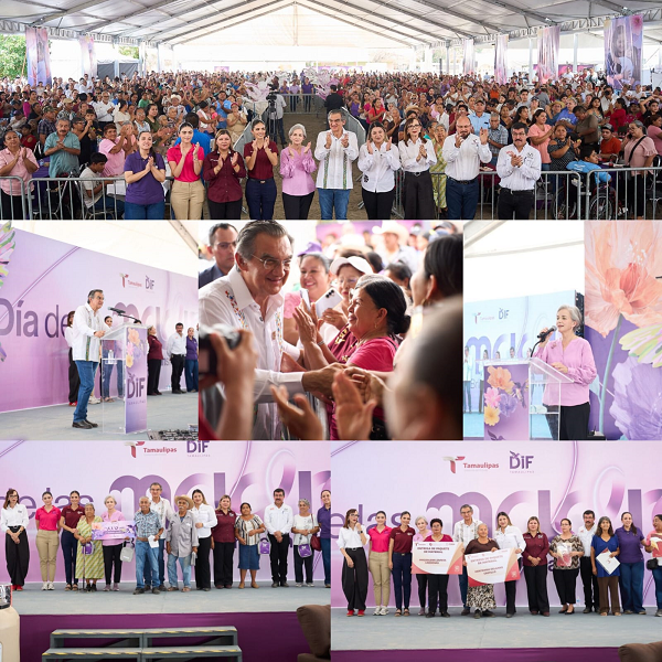 Américo y María celebran a las madres y llevan brigada de servicios a Abasolo