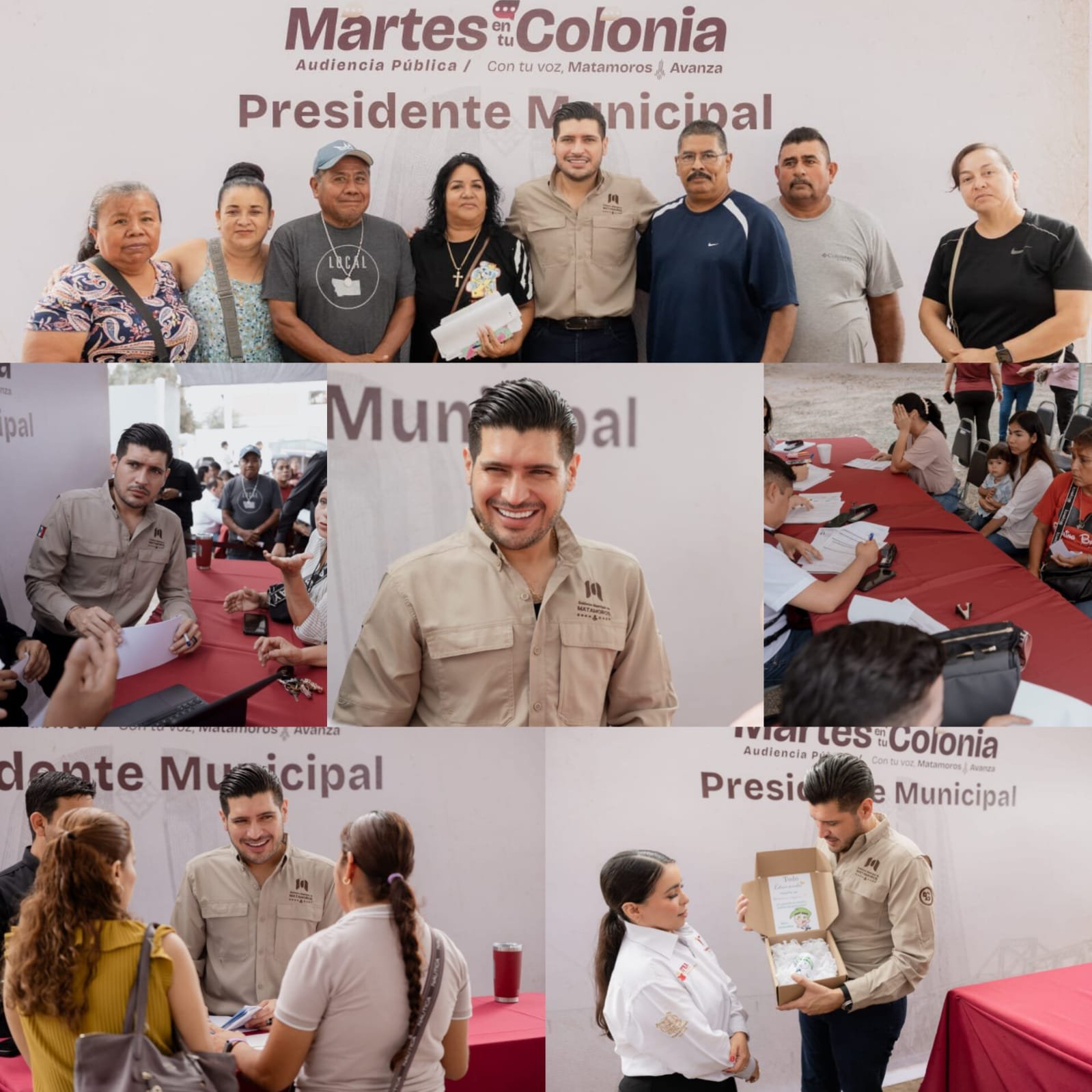 Mantiene alcalde Beto Granados contacto directo con los ciudadanos en Matamoros