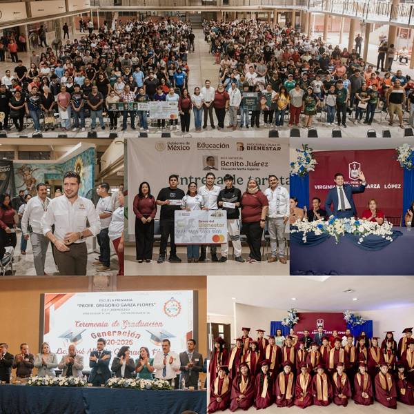 Beto Granados fortalece cercanía con la comunidad educativa de Matamoros