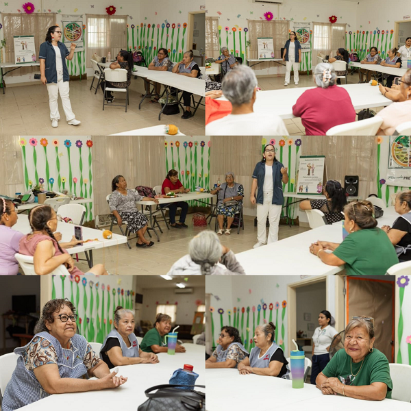 DIF Matamoros e IMSS promueven el envejecimiento activo mediante pláticas educativas
