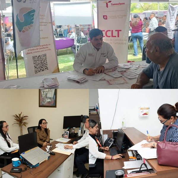 Resuelve conciliación mayoría de los conflictos laborales en Tamaulipas