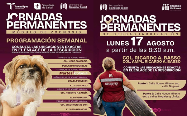 Gobierno de Beto Granados mantiene Jornadas Permanentes de Zoonosis y Descacharrización