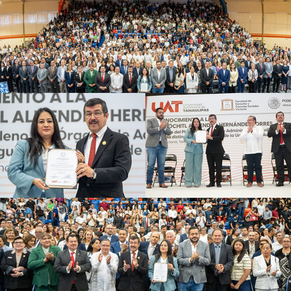 Reconoce UAT trayectoria judicial de su distinguida egresada Xóchitl Almendra Hernández Torres