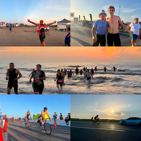 El Gobierno de Beto Granados realizó con éxito el primer triatlón de Matamoros, teniendo como sede Playa Bagdad.