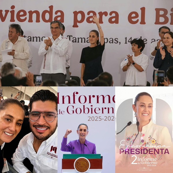 Beto Granados felicita a Claudia Sheinbaum por su Segundo Informe de Gobierno