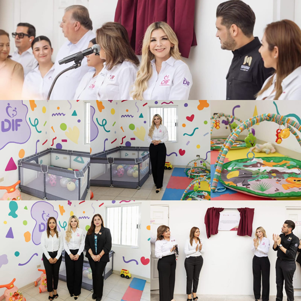 Inaugura DIF Matamoros a través de SIPINNA el área “Espacio Amigable” para la protección y cuidadado de la niñez