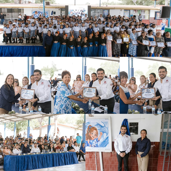 José Alberto Granados Fávila encabeza celebración por los 50 años de la primaria Ignacio Ramírez