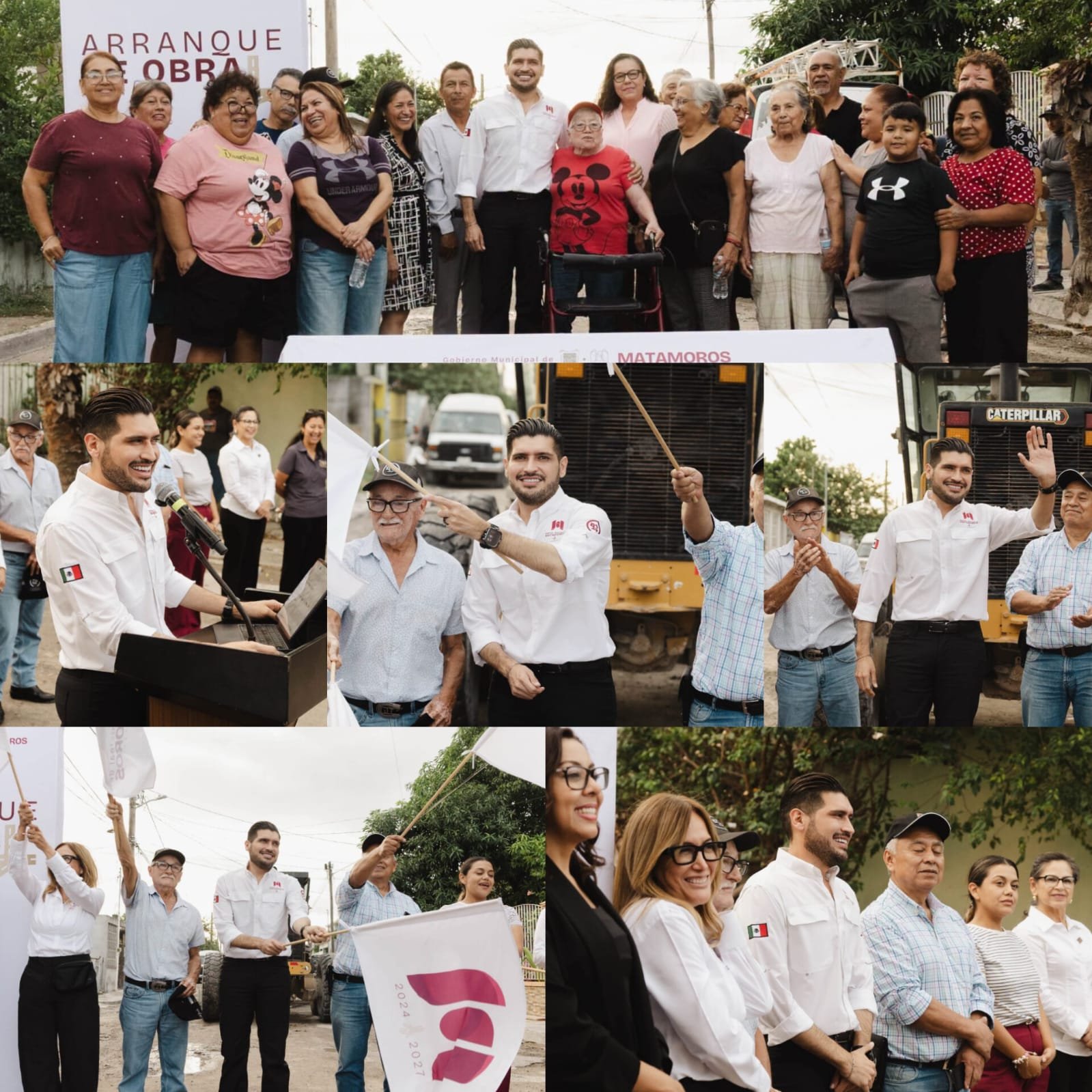 José Alberto Granados Fávila arranca pavimentación de la calle Carpinteros en la colonia La Obrera
